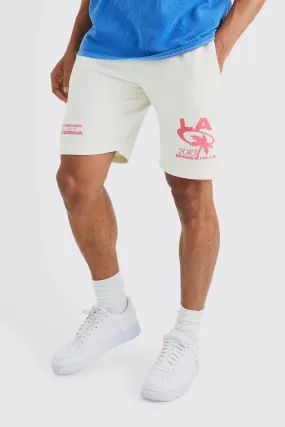 Loose Fit Palm La Hills Jersey Knit Short