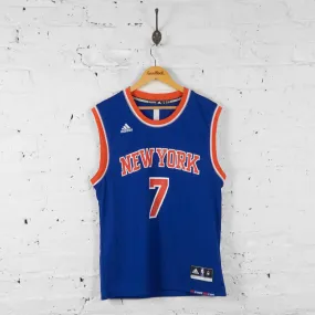 New York Knicks Anthony Basketball Vest Jersey - Blue - M